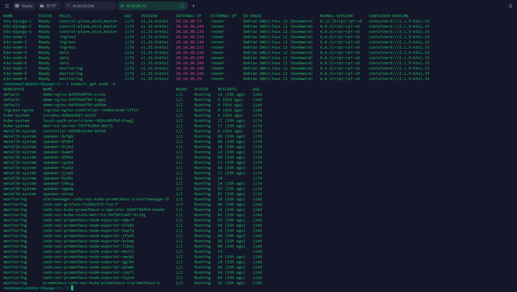 K3s Nodes